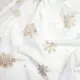 Семейный комплект фланель с простыней на резинке SNOWFLAKES GOLD CS5