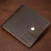 Кожаное мужское портмоне GRANDE PELLE 11460 Коричневый