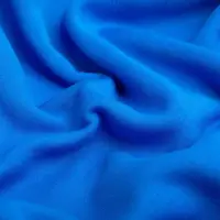 Ткань трикотаж трехнитка флис Сезон электрик синяя теплая для спортивной одежды