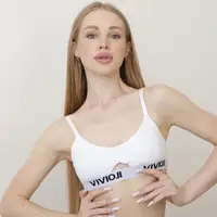 Топ женский Vivioji с разрезом Tpw-24-5 Белый р.XXL (14089)
