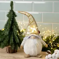 Фігура новорічна Novogod'ko Гном у золотому ковпаку 974623 44 см