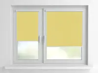 Рулонная штора Rolets Лён 2-602-900 90x170 см закрытого типа Золотистая
