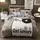 Постельное белье плюшевое евро Dushka Home 20691 200х220 см