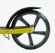Самокат двухколесный Best Scooter колеса PU 200 мм стальная рама, ручной тормоз, 1 амортизатор. Yellow and Black (150408)
