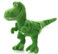 М'яка іграшка динозавр Тиранозавр RESTEQ 70 см - зелений плюшевий T-Rex, великий динозавр для дітей, іграшка в подарунок