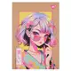 Блокнот для записей А5 в клетку YES Anime girl 151994 80 листов