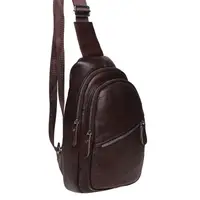 Шкіряний чоловічий рюкзак Borsa Leather K1330-brown
