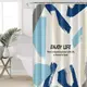Шторка для ванны из полиэстера водонепроницаемая Bathlux 180x180 см с кольцами, занавеска для ванной комнаты