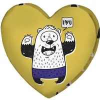 Подушка сердце 3D I love you 40х40х7,5 см 3DPS_18L003