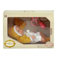 Пупс Baby Dream, шапочка, погремушка, бутылочка, длина 36 см. Multicolor (142128)