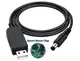 Кабель-переходник для роутера USB 5v на DC 9v 1m 5.5x2.1mm (A class) 1 день гар.
