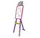 Мольберт детский Funny Art Easel, двусторонний, мел, маркеры, магниты. Pink with purple (154786)
