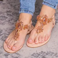 Жіночі босоніжки Fashion Cliff 3040 40 розмір 25 см Бежевий
