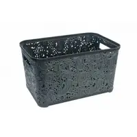 Корзина для хранения Ажур 18 л Металлик