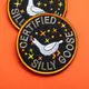 Шеврон нашивка Certified Silly Goose 7,6 см вышитый патч на липучке, для тактического рюкзака, жилета, шлейки