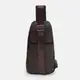 Мужской кожаный рюкзак через плечо Keizer K16727br-brown