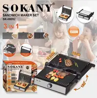 Електричний гриль 3в1 Sokany SK-08092-3 1500W