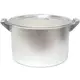 Кастрюля с крышкой Gusto GT-1626-80 26 см 8 л серая
