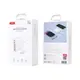 Адаптер сетевой XO GaN Desktop Fast Charger with 1.5M Power Cord L133 |3USB/3Type-C, 75W/3A, PD/QC|