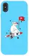 Чехол-накладка TOTO Matt TPU 2mm Print Case Apple iPhone XS Max #46 Koala Sky Blue