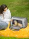 Сумка переноска для кошек и собак 42x28x28 см CosmoPet CP-47 Grey