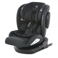 Автокресло El Camino ME-1045-Black-Luxe черное