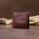 Горизонтальное портмоне в гладкой коже на магнитах GRANDE PELLE 11308 Коричневое