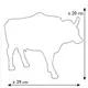 Коллекционная статуэтка - корова Cow Parad Tanrica, Size L