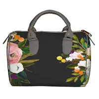 Сумка бочонок Barrel Beautiful flowers 28x18x17 см (SB_ILI017_SE)