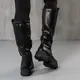 Сапоги женские Fashion Yentl 3870 41 размер 26 см Черный