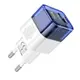 Адаптер сетевой HOCO Platinum dual-port C131A |1USB/1Type-C, 30W/3A, PD/QC|