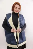 Зимняя жилетка CR-20191-BLU
