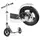 Самокат BLADE Sport Air Cross Disk 230/230 mm,silver matt black