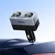 Адаптер автомобильный HOCO Smart dual cigarette lighter car charger Z65 |2DC, 240W|
