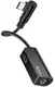 Адаптер Baseus L45 Type-C Male to 3.5mm + Type-C Female, Black (CATL45-01)
