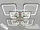 LED-люстра с диммером и RGB подсветкой, 165W 8157/4+4 LED RB dimmerдне