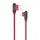 Шнур для зарядки Iphone USB GOLF GC-45 кабель 2,4A Красный