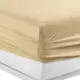 Трикотажная простынь на резинке Люкс KR Персиковый 200х220см