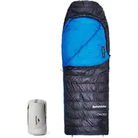 Спальник с натуральным пухом Naturehike CW700 CNK2450WS048, р-р L, черно-голубой