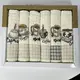 Набор вафельных кухонных полотенец Турция Кофе 5795 50х70 см 6 шт