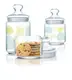 Набор банок для хранения сыпучих Luminarc Gardenia P2313 3 шт