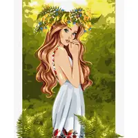 Картина по номерам "Берегиня леса" ©krizhanskaya Идейка KHO4993 40х50 см