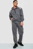 Спортивный костюм мужской двухнитка, цвет серый, 244R938