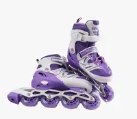 Роликові ковзани 344-М Best Roller PU колеса світяться. Violet (розмір 34-38) (174528)