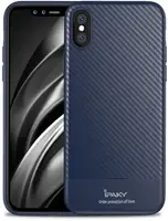 Чехол-накладка Ipaky Carbon Fiber Series/TPU Case With Carbon Fiber Apple iPhone XS Blue