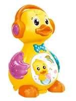 Игрушечный утенок музыкальный TK Union Group, свет, звук. Yellow (124385)