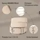 Кожаный ремень унисекс GRANDE PELLE 11450 Бежевый