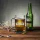 Кружка для пива "В активном пох*е" с ручкой в крафтовой коробке