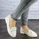 Слиперы женские Fashion Gracie 1793 38 размер 23,5 см Бежевый