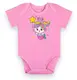 Боди детский хлопковый с коротким рукавом для девочки GABBI BD-21-5-1/1 Розовый на рост 74 (12618)